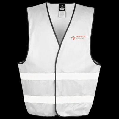 Printed Hedge End Builders Left Chest - Enhance Visibility Vest Thumbnail
