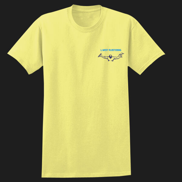 Printed L. West Plastering Left Chest - Heavy Cotton™ Adult T-Shirt Thumbnail