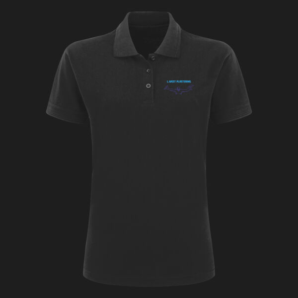 Printed L. West Plastering Left Chest - UCC Ladies' Classic Polo Thumbnail