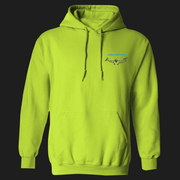 Printed L. West Plastering Left Chest - Heavy Blend™ Adult Hooded Sweatshirt Thumbnail