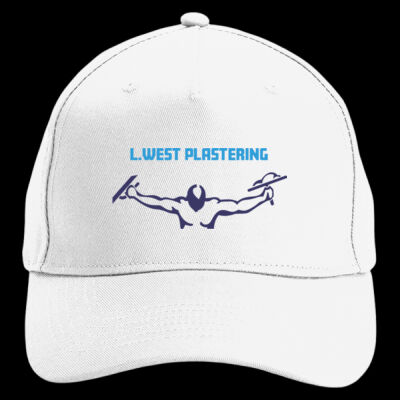 Printed L. West Plastering Left Chest - Organic Cotton 5 Panel Cap Thumbnail