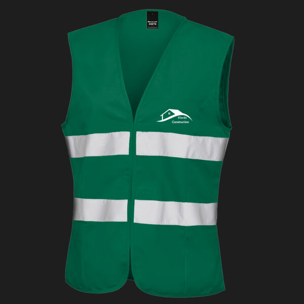Printed - Kierda Construction - Left Chest - Women's Safety Vest Thumbnail