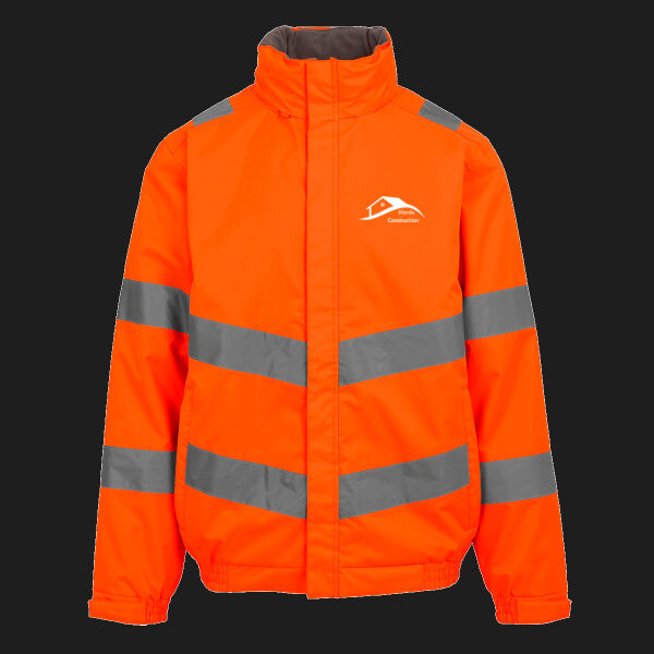 Printed - Kierda Construction - Left Chest - Hi-Vis Pro Contract Dover Jacket (Class 3) Thumbnail