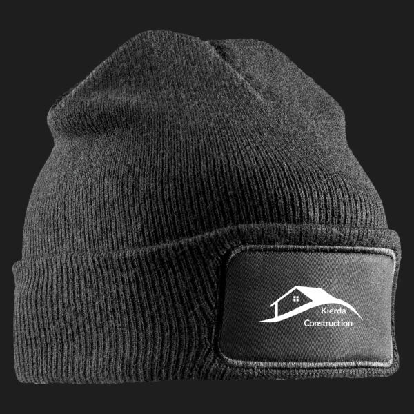 Printed - Kierda Construction - Left Chest - Double Knit Printers Beanie Thumbnail