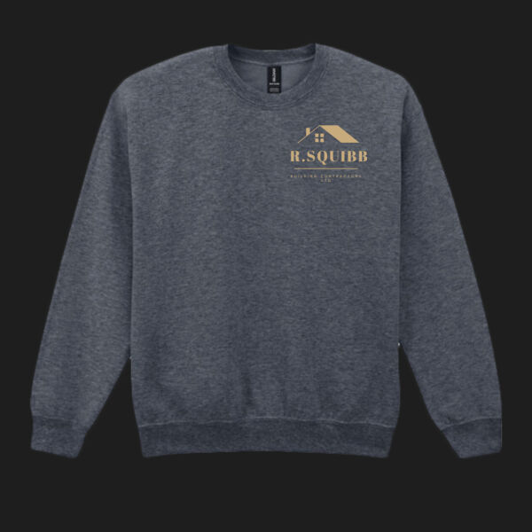 Printed - Squibb R Building - Left Chest - Heavy Blend™ Adult Crewneck Sweatshirt Thumbnail