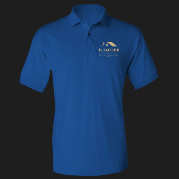 Printed - Squibb R Building - Left Chest - DryBlend® Adult Jersey Polo Thumbnail