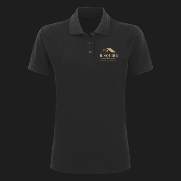 Printed - Squibb R Building - Left Chest - UCC Ladies' Classic Polo Thumbnail