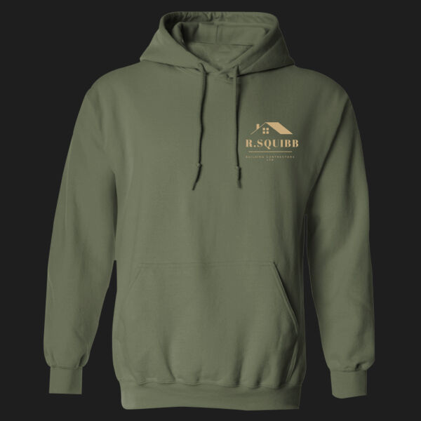 Printed - Squibb R Building - Left Chest - Heavy Blend™ Adult Hooded Sweatshirt Thumbnail