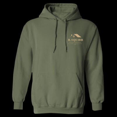 Printed - Squibb R Building - Left Chest - Heavy Blend™ Adult Hooded Sweatshirt Thumbnail