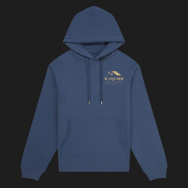 Printed - Squibb R Building - Left Chest - Organic Hoodie Thumbnail