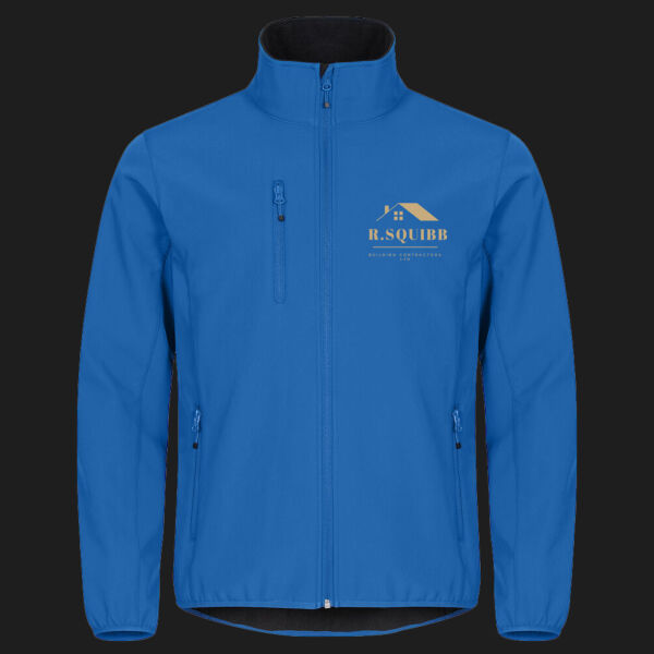 Printed - Squibb R Building - Left Chest - Classic Softshell Jacket Thumbnail