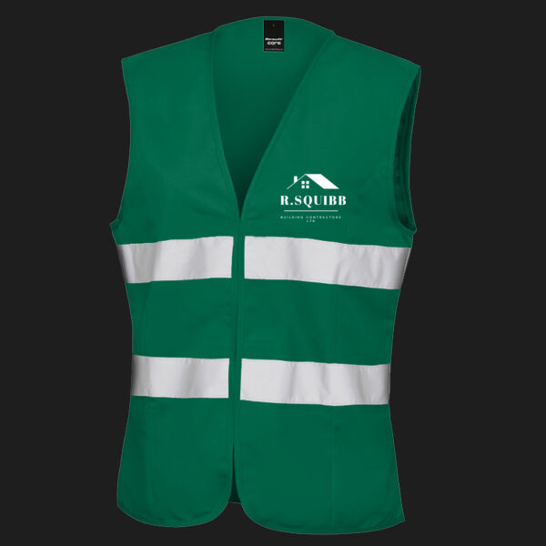 Printed - Squibb R Building - Left Chest - Women's Safety Vest Thumbnail