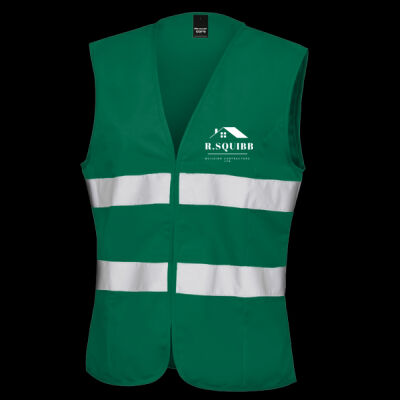 Printed - Squibb R Building - Left Chest - Women's Safety Vest Thumbnail
