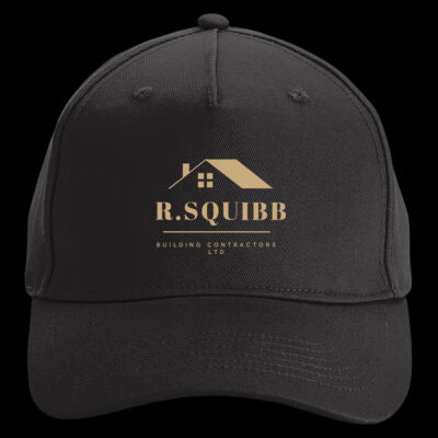 Printed - Squibb R Building - Left Chest - Organic Cotton 5 Panel Cap Thumbnail