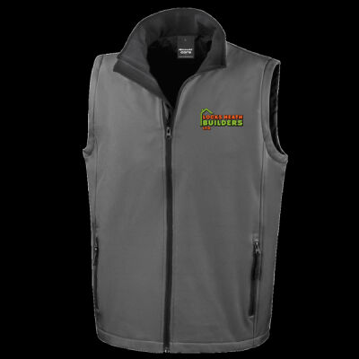 Printed - Locks Heath - Left Cheft - Men's Printable Softshell Bodywarmer with Recycled Fleece Inner Thumbnail