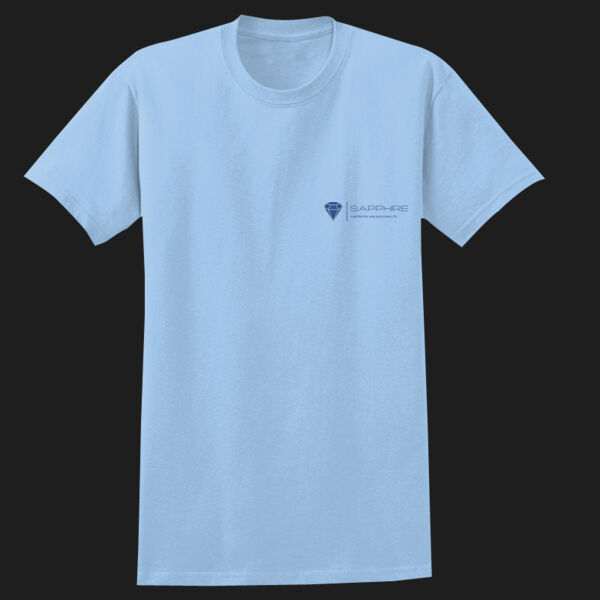 Printed - Sapphire Carpentry - Left Cheft - Heavy Cotton™ Adult T-Shirt Thumbnail