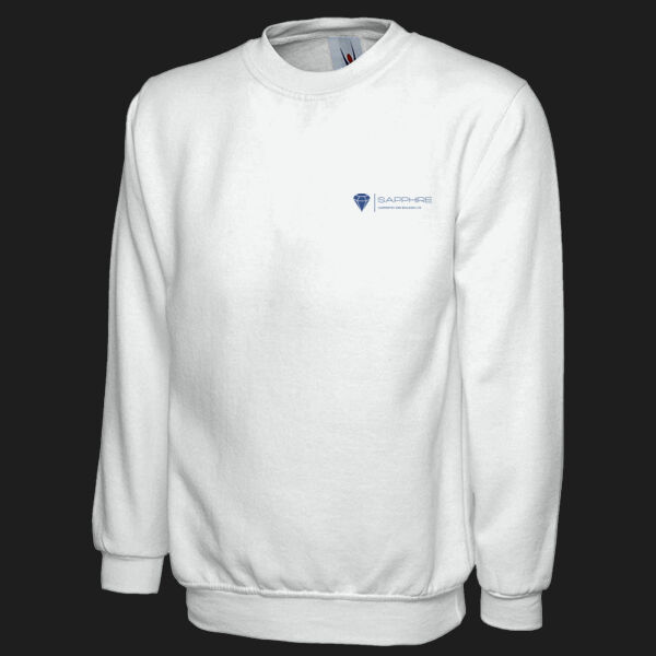 Printed - Sapphire Carpentry - Left Cheft - Classic Sweatshirt Thumbnail