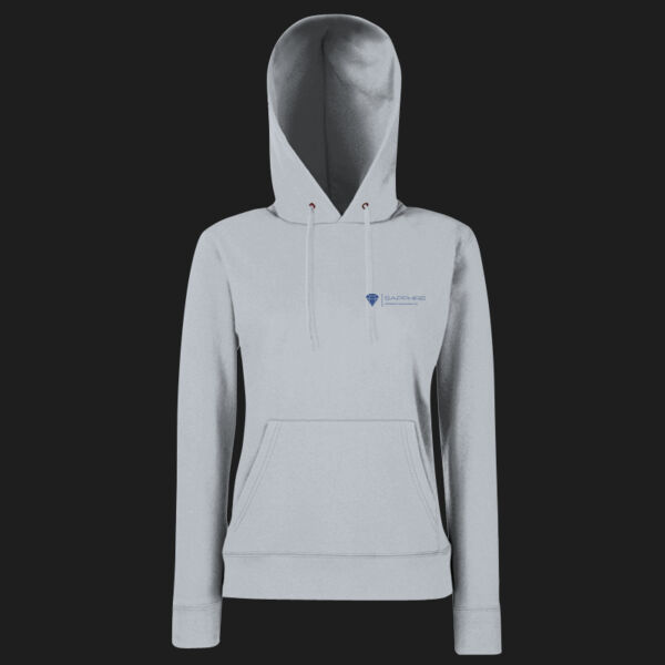 Printed - Sapphire Carpentry - Left Cheft - Ladies' Classic Hooded Sweat Thumbnail