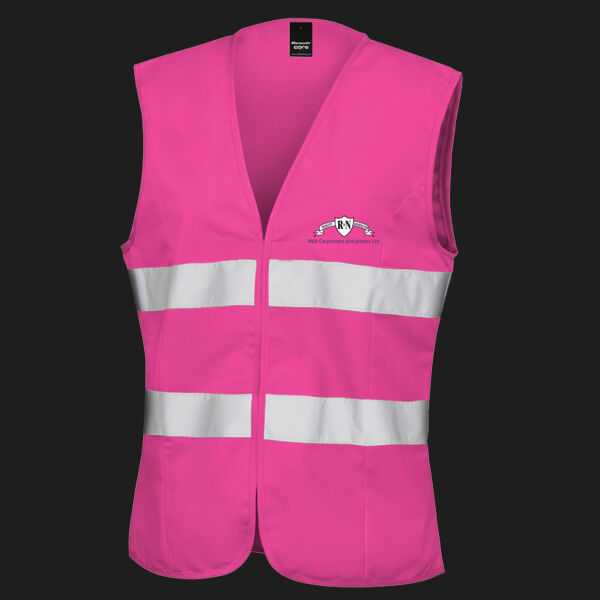 Printed - RN Carpenters - Left Cheft - Women's Safety Vest Thumbnail