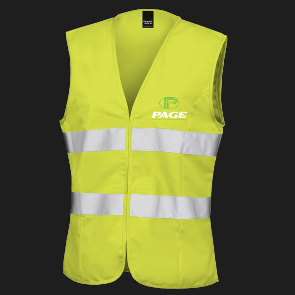 Printed - Page Electrical - Left Cheft - Women's Safety Vest Thumbnail