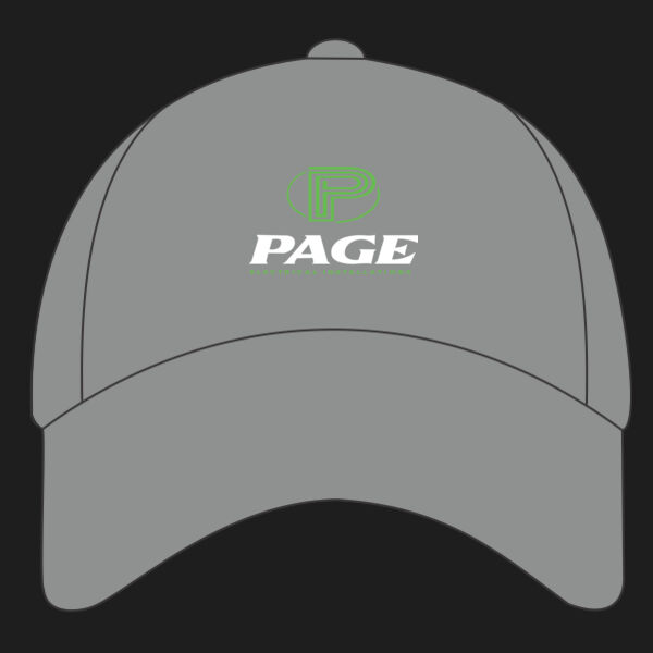 Printed - Page Electrical - Left Cheft - Houston 5-Panel Printers Cap Thumbnail
