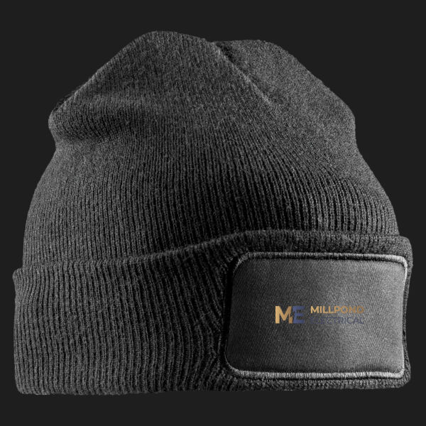 Printed - Millpond Electrical - Left Chest - Double Knit Printers Beanie Thumbnail