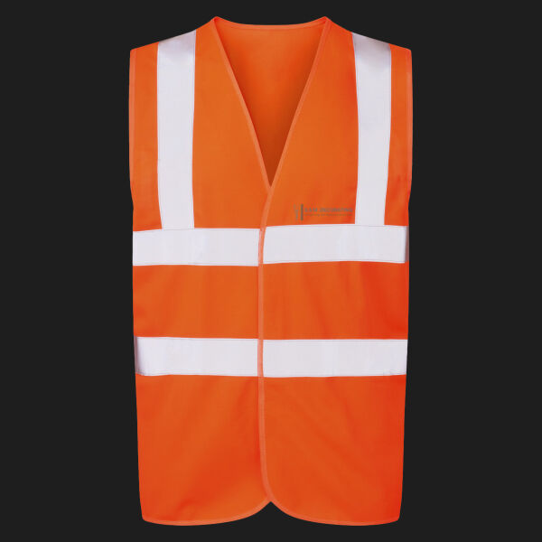 Printed - SSM Decorating - Left Chest - UCC 4-Band Safety Waistcoat Thumbnail