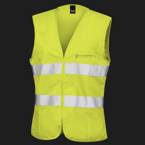 Printed - SSM Decorating - Left Chest - Women's Safety Vest Thumbnail