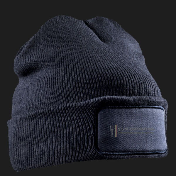 Printed - SSM Decorating - Left Chest - Double Knit Printers Beanie Thumbnail