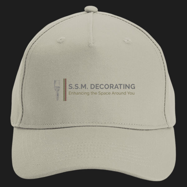 Printed - SSM Decorating - Left Chest - Organic Cotton 5 Panel Cap Thumbnail