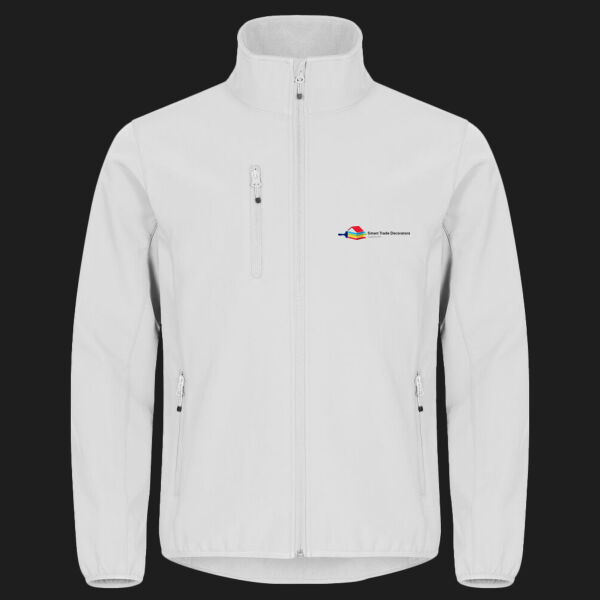 Printed - Smart traders - Left Chest - Classic Softshell Jacket Thumbnail