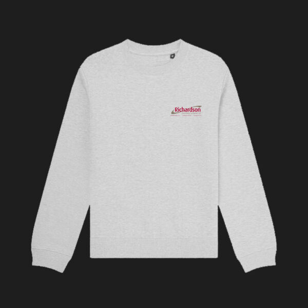 Printed - Richardson decorating - Left Chest - Organic Sweatshirt Thumbnail