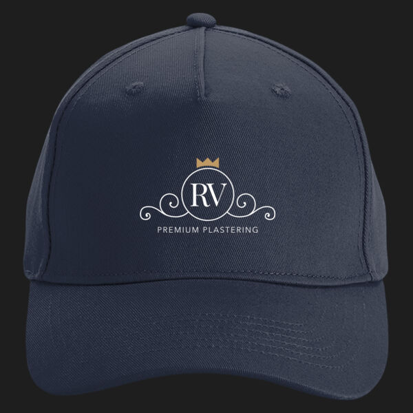 printed - RV premium - Left Cheft - Organic Cotton 5 Panel Cap Thumbnail