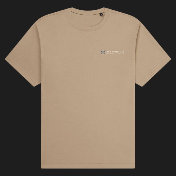 Printed Farr homes Left Chest - Organic Heavy T-Shirt Thumbnail