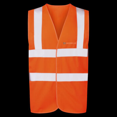 Printed Farr homes Left Chest - UCC 4-Band Safety Waistcoat Thumbnail
