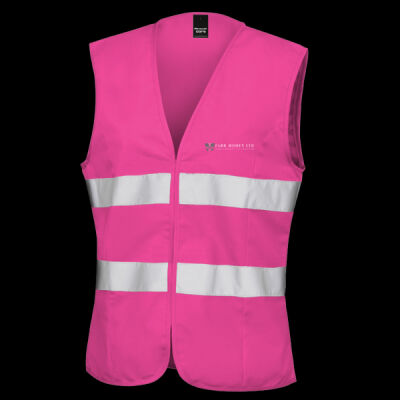 Printed Farr homes Left Chest - Women's Safety Vest Thumbnail