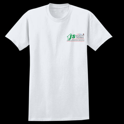 Printed Js Quality Homes Left Chest - Heavy Cotton™ Adult T-Shirt Thumbnail