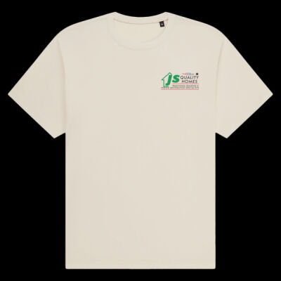 Printed Js Quality Homes Left Chest - Organic Heavy T-Shirt Thumbnail