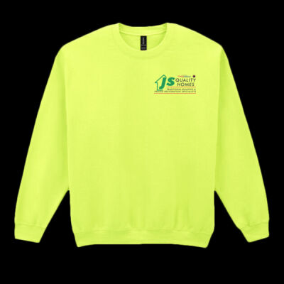 Printed Js Quality Homes Left Chest - Heavy Blend™ Adult Crewneck Sweatshirt Thumbnail