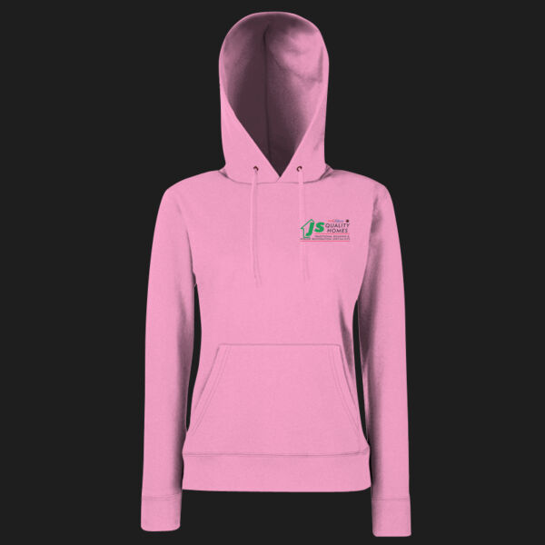 Printed Js Quality Homes Left Chest - Ladies' Classic Hooded Sweat Thumbnail