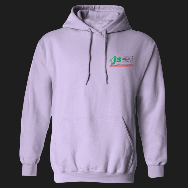 Printed Js Quality Homes Left Chest - Heavy Blend™ Adult Hooded Sweatshirt Thumbnail
