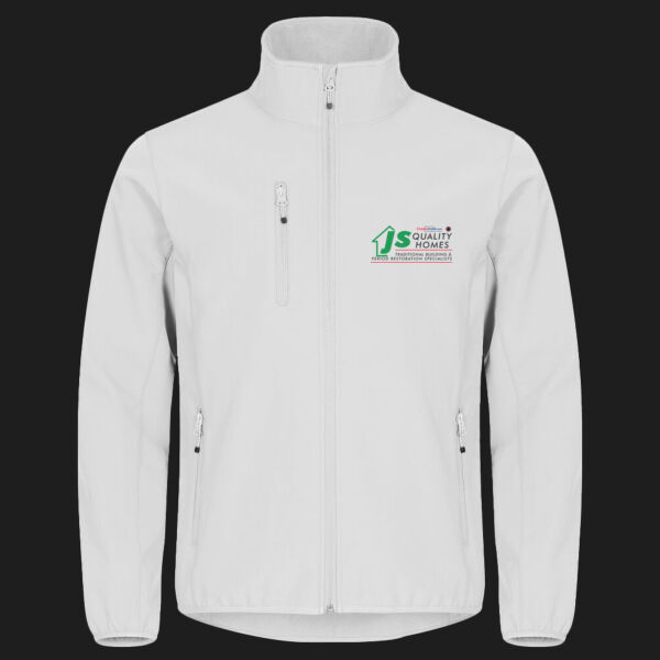 Printed Js Quality Homes Left Chest - Classic Softshell Jacket Thumbnail