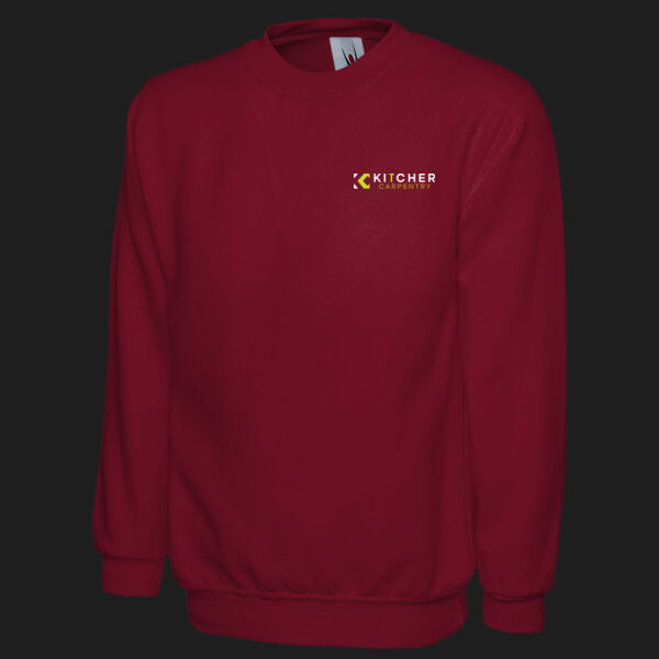Printed Kitcher Carpentry Left Chest - Classic Sweatshirt Thumbnail