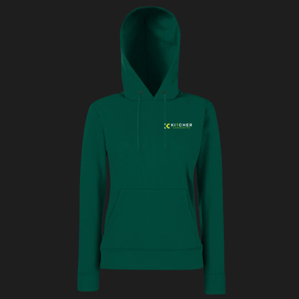 Printed Kitcher Carpentry Left Chest - Ladies' Classic Hooded Sweat Thumbnail