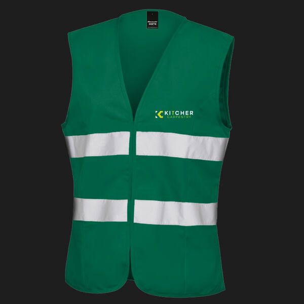 Printed Kitcher Carpentry Left Chest - Women's Safety Vest Thumbnail