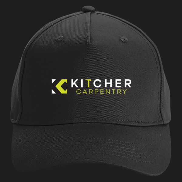 Printed Kitcher Carpentry Left Chest - Organic Cotton 5 Panel Cap Thumbnail