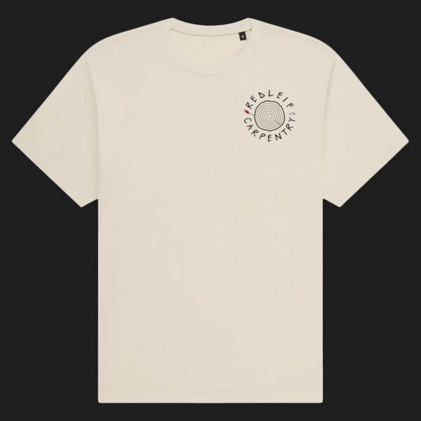 Printed Redleif Carpentry Left Chest - Organic Heavy T-Shirt Thumbnail