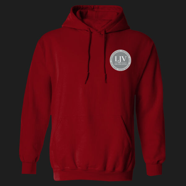 Printed LJV Decorating Left Chest - Heavy Blend™ Adult Hooded Sweatshirt Thumbnail