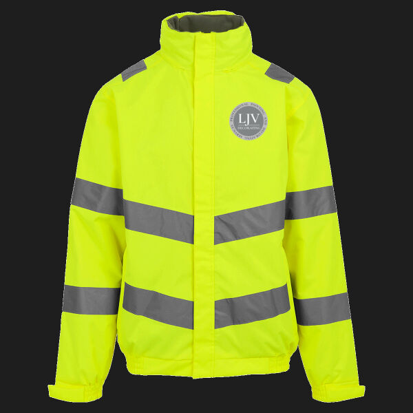 Printed LJV Decorating Left Chest - Hi-Vis Pro Contract Dover Jacket (Class 3) Thumbnail