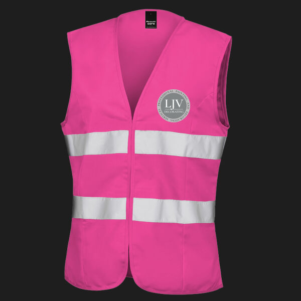 Printed LJV Decorating Left Chest - Women's Safety Vest Thumbnail